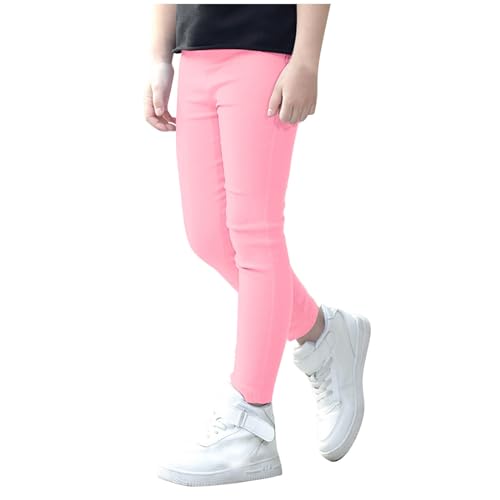 Sportleggings Mädchen Lang, Leggings Kinder Mädchen Mit Fleece Thermoleggings - Sporthose Bequem Gymnastikhose Sport Thermohose Gefütterte Sportleggins Blickdicht Thermo Winter Lange von Soupliebe