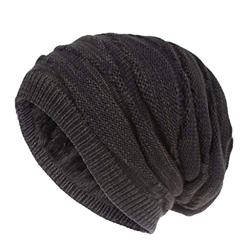 Strickmützen Für Damen, Wollmütze, Beanie Damen Warm Wintermütze Strickmützen Outdoor Hüte Herbst Wollmütze Frauen Laufmütze Weich Merino Mütze Stretchy Unisex Für & Herren von Soupliebe