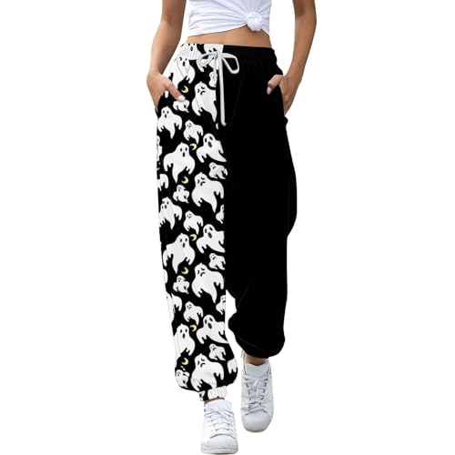 Sweathose Damen, Jogginghose Damen Baggy Joggpants - Sommerhose Oversize Sporthose High Waist Schlupfhose Slim Fit Yogahose Fitness Jogpants Loose Elastischer Bund von Soupliebe