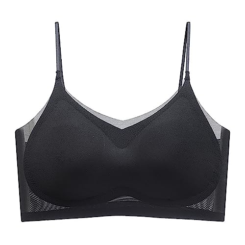 T Shirt BH, BH Damen Dirndl Push Up - Bralette Minimizer Bequemer Damen BHS Große Größen Spitze Bra Trainings-BH Mit Verstellbarem Für Alltag Yoga Fitness Sport Outdoor Bustier von Soupliebe