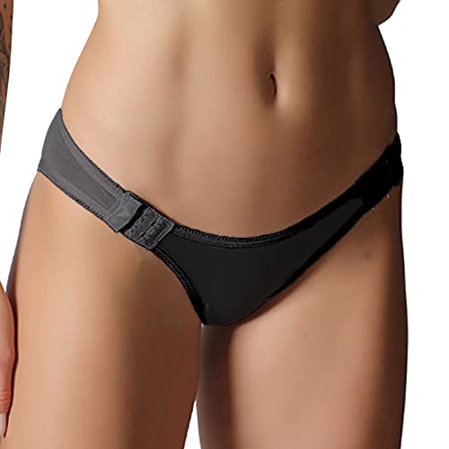 Tangas Damen Sexy Slip - Soft Schlüpfer Pantys Große Größen Unterwäsche Frauen Panties Reizwäsche Bequem Bikini Baumwolle String Tanga Spitze Unterhosen V-Waist Atmungsaktiv Mehrpack von Soupliebe