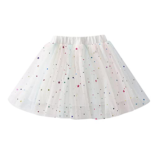 Tanzrock Mädchen, Tüllrock Kinder Mädchen Tütü Ballett Tanzrock - Kinder Mädchen Röcke Tutu Prinzessin Ballettrock Minirock Tanzkleid Partykleid Rock Für Halloween Dress Up Party von Soupliebe