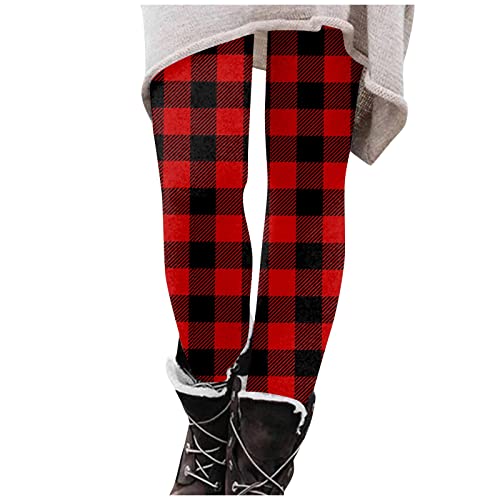 Thermoleggings, Thermo Leggings Damen Weihnachten Thermoleggings Winter - Warme Jeggings Weihnachtsstrumpfhose Thermohose Sport Slim Fit Hohe Taille Lange Fitnesshose von Soupliebe