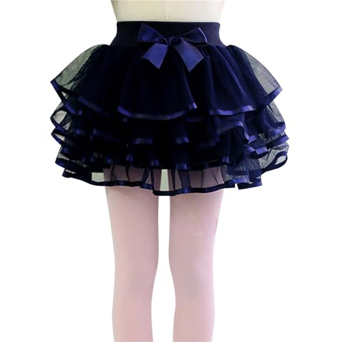 Tüllrock Braun Kinder REH, Tüllrock Kinder Mädchen Tutu Bunt Tanzrock - Kinder Mädchen Röcke Prinzessin Ballettrock Minirock Tanzkleid Partykleid Tüllrock, 3 Schichten Tüll Paillette Ballett von Soupliebe