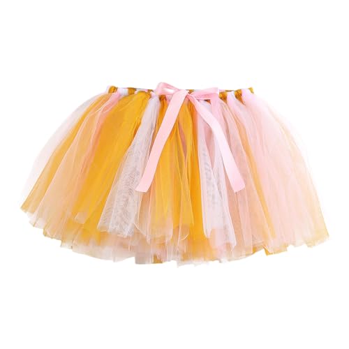 Tüllrock Kind, Tanzrock Kinder Mädchen Bunt Ballett Tüllrock - Kinder Mädchen Röcke Tutu Prinzessin Ballettrock Minirock Tanzkleid Partykleid Tüllrock, 3 Schichten Tüll Paillette von Soupliebe