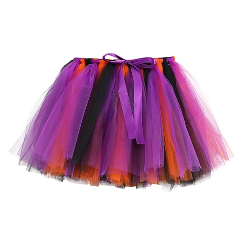 Tüllrock Kinder Bunt, Tüllrock Kinder Mädchen Ballett Bunt Tanzrock - Mädchen Tutu Röcke 80Er Jahre Retro Kinder Tanzkleid Partykleid Tütü Rock Minirock Für Halloween Dress Up Party von Soupliebe