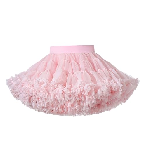 Tüllrock Mädchen, Tanzrock Kinder Mädchen Tutu Tütü Tüllrock - Kinder Mädchen Röcke Prinzessin Ballettrock Minirock Tanzkleid Partykleid Tüllrock, 3 Schichten Tüll Paillette Ballett von Soupliebe