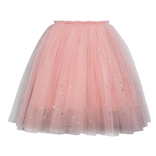 Tüllrock Pink Kinder, Tanzrock Kinder Mädchen Tutu Bunt Tüllrock - Kinder Mädchen Röcke Prinzessin Ballettrock Minirock Tanzkleid Partykleid Kleinkind Outfits Rockrock Kinderkleid & Rock von Soupliebe