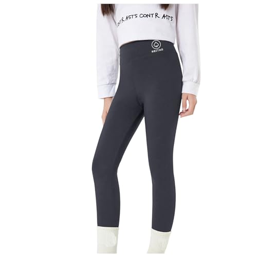 Turnhose Mädchen, Thermoleggings Kinder Mädchen Thermo Leggings - Thermohose Blickdicht Fitness Baumwolle Winter Sport Elastisch Hose Bequem Tanzhose Basic Für von Soupliebe