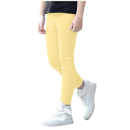 Turnhose Mädchen, Thermoleggings Kinder Mädchen Verdickte Leggings - Blickdicht Thermohose Sport Fitness Sportleggins Winter Gymnastikhose Thermo Gefüttert Baumwolle Thermohosen von Soupliebe