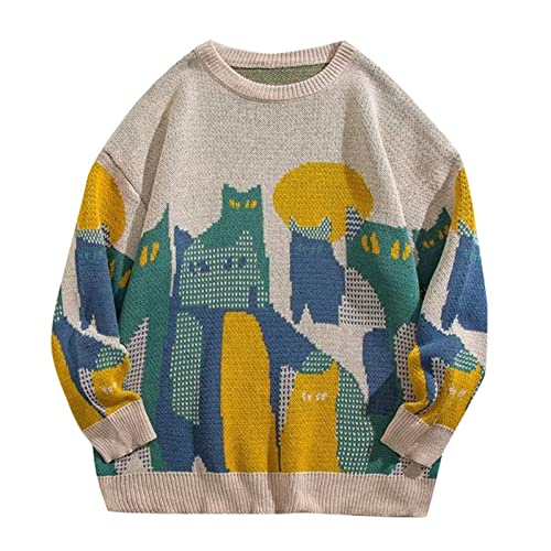 Ugly Christmas Sweater Damen,Christmas Sweater Damen Herren Pullover Ugly - Weihnachtsoutfit Weihnachtspullover Winter Weihnachten Damenpullover Langarm Für Weihnachten-Party von Soupliebe