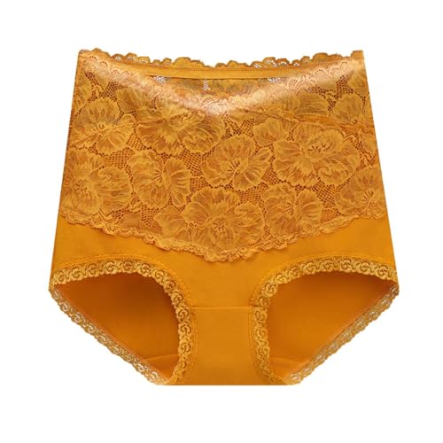 Unterhosen Damen Spitze Tangas - Pantys Weiche Atmungsaktiv Strings Mehrpack Unterwäsche Bequem Schlüpfer Baumwolle Stretch Slips Mit Hohe Taille von Soupliebe