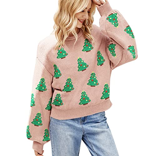 Weihnachtspulli, Weihnachten Pullover Damen - Weihnachtspulli Lustige Weihnachtspullover Christmas Sweater Wollpullover Baumwolle Winter Ugly Teenager Mädchen von Soupliebe