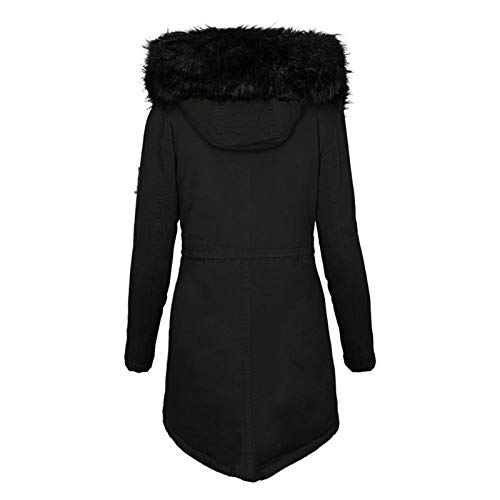 Wintermantel Damen Warm Winterjacke - Winter Coat Frauen Mantel Mädchen Winterparka Reißverschlüsse Daunenjacke Elegant Herbstjacke Outdoor Skijacke Mit Fleecejacke wasserdichte Regenjacke Winddicht von Soupliebe