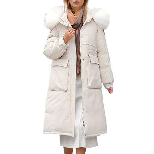 Wintermantel Damen Winter Winterjacke - Übergangsmantel Women Herbstjacke Frauen Mantel Reißverschlüsse Coat Mädchen Daunenjacke Jacke Winterparka Kunstfell Jacken Teddyfell Gefüttert von Soupliebe