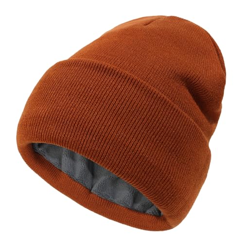 Wollmütze Damen, Damenmütze, Wintermütze Damen Winter Beanie Damenmütze Lässig Wollmütze Coole Strickmützen Frauen Merino Mütze Thermo Laufmütze Für Outdoor Sports von Soupliebe