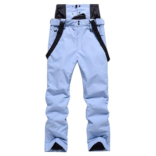 wasserdichte Wanderhose Damen, Softshellhose Mädchen, Skihose Damen Wasserdicht Schneehose Thermohose Fahrrad Arbeitshose Atmungsaktiv Outdoorhose Gefüttert Ski Hosen Winddicht Kletterhose von Soupliebe