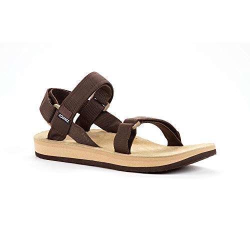 Source Herren Leather Sandale, Brown/Tan, 36 Source Herren Leather Sandale, Brown/Tan, 36 von Source