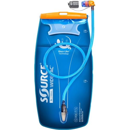 Source Unisex – Erwachsene Widepac Trinkblase, Alpine Blue, 3L von Source