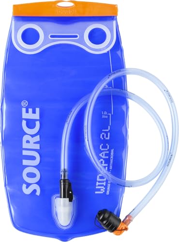 Source Wasserbehälter Widepac Trinkblase, transparent/Blau, 2 Liter Source Wasserbehälter Widepac Trinkblase, transparent/Blau, 2 Liter von Source