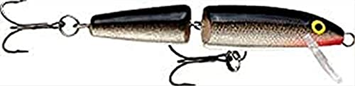 Rapala - Jointed Angelköder - Angelzubehör aus Balsaholz - Süßwasser Spinnköder - Lauftiefe 1.2-4.2m - Fischköder 13cm, 18g - Hergestellt in Estland - Silver Rapala - Jointed Angelköder - Angelzubehör aus Balsaholz - Süßwasser Spinnköder - Lauftiefe 1.2-4.2m - Fischköder 13cm, 18g - Hergestellt in Estland - Silver von Rapala