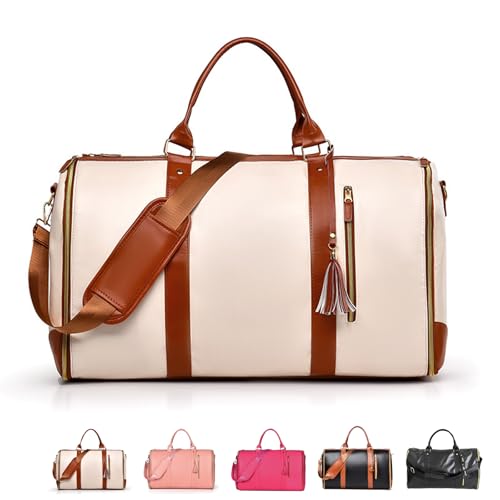 Luxe Mega Bag, Luxe Mega Reisetasche, Reisetasche Luxe Mega Bag, Erweiterbare Faltreisetasche Mit wasserdichte Schuhtasche (Khaki) von Sovtay