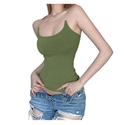 Sovtay Luvette Tank,Invisible Strap Tank Top for Women,Thin Clear Strap Tank Tops,Clear Strap Tank Tops,Sexy Clear Strap Tank (Green,S) von Sovtay