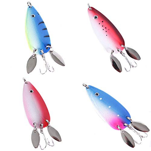 Soytich 10x Blinker, 10cm, Gewicht 30gr mit Drilling Fisch-10xTLC010 Soytich 10x Blinker, 10cm, Gewicht 30gr mit Drilling Fisch-10xTLC010 von Soytich