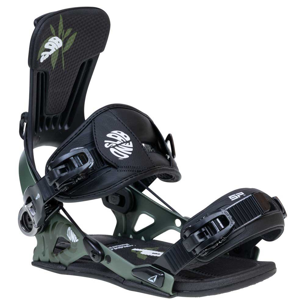 Sp United Slab Me Olive Snowboard Bindings Grün M von Sp United