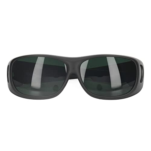 Spacnana UV-Schutz-Schweißbrille, Tragbare Schlagfeste Schweißbrille für Elektroschweißen, Argon-Lichtbogenschweißen (Dunkelgrün IR5.0) von Spacnana