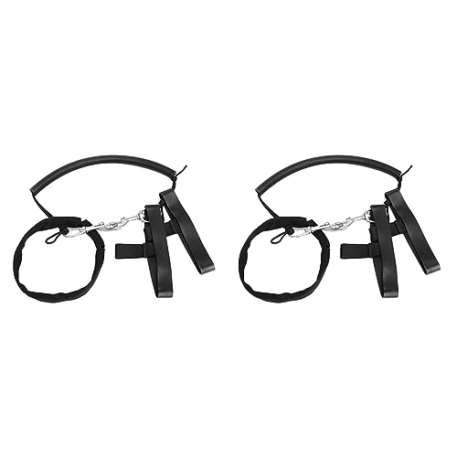 Spactz 2X Tauchflaschen-Zylinder Stage Bottle Rigging Sidemount Strap+Clamp und Clips,Tauchflaschengurte,für 11-12L Tank von Spactz