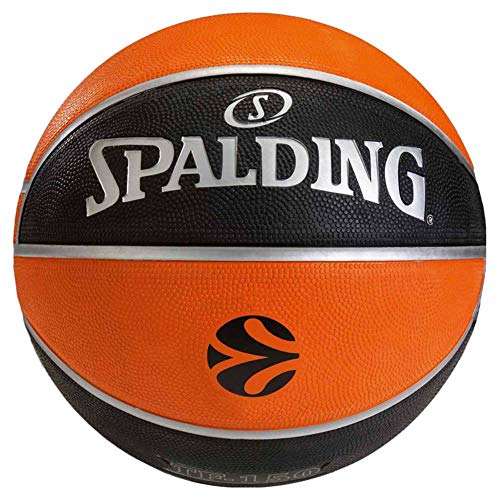 EuroLeague Spalding Tf150 Outdoor Basketball orange/schwarz 5 von Spalding