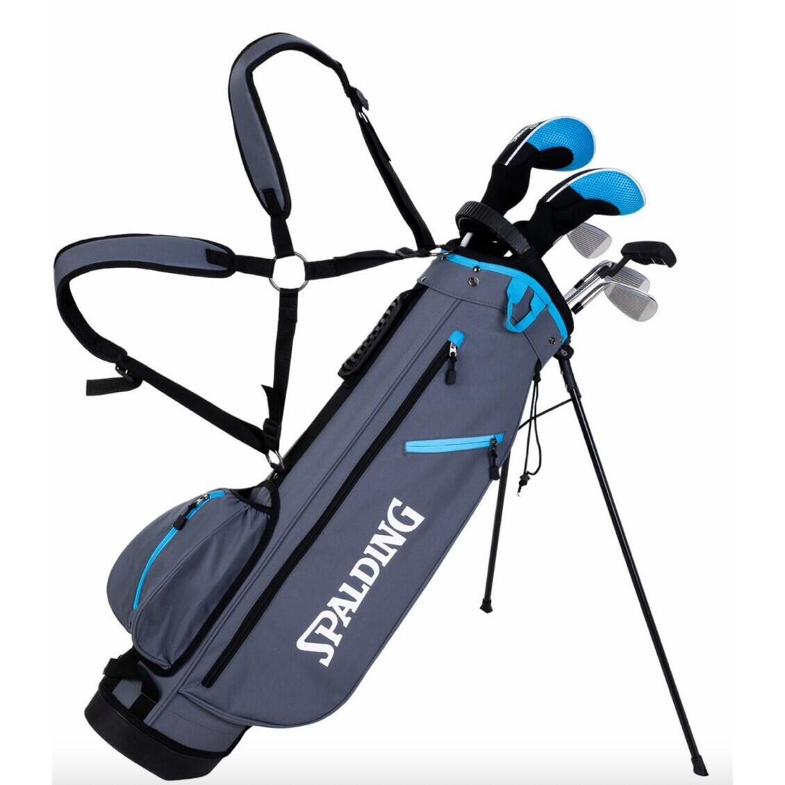 Linkshänder-Golfset mit Dreibein-Tasche Frau Spalding Executive Half Set Graphit von Spalding