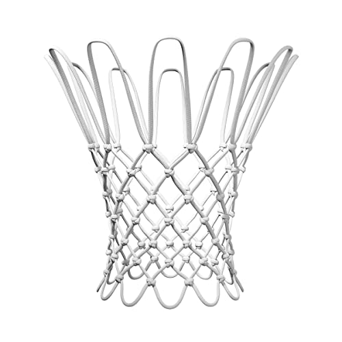 Spalding, Erwachsene, Uni, Kinder, Herren, Damen Heavy Duty Basketball Net, White Robustes Basketballnetz, Weiß, opulenter Garten, Official Size Spalding, Erwachsene, Uni, Kinder, Herren, Damen Heavy Duty Basketball Net, White Robustes Basketballnetz, Weiß, opulenter Garten, Official Size von Spalding
