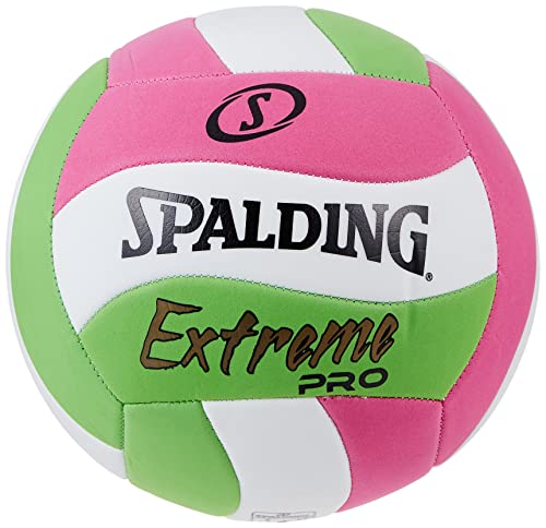 Spalding 72197Z Volleyball Pink/Green/White 5 von Spalding