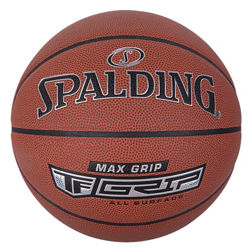 Spalding - Max Grip - Basketball - Größe 7 - Basketball - Zertifizierter Ball - Komposit-Basketball - Outdoor - rutschfest - Hervorragender Grip - Offizielles Gewicht und Größe Spalding - Max Grip - Basketball - Größe 7 - Basketball - Zertifizierter Ball - Komposit-Basketball - Outdoor - rutschfest - Hervorragender Grip - Offizielles Gewicht und Größe von Spalding