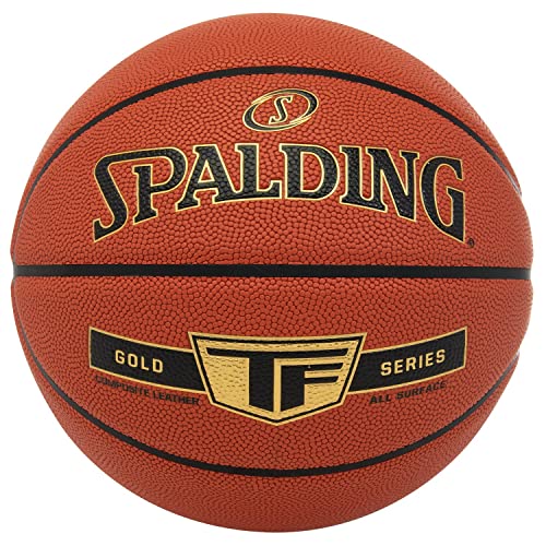Spalding - TF Gold - Basketball - Größe 5 - Basketball - Zertifizierter Ball - Material ZK Composite - Indoor und Outdoor - Anti-Rutsch - Ausgezeichneter Grip Spalding - TF Gold - Basketball - Größe 5 - Basketball - Zertifizierter Ball - Material ZK Composite - Indoor und Outdoor - Anti-Rutsch - Ausgezeichneter Grip von Spalding