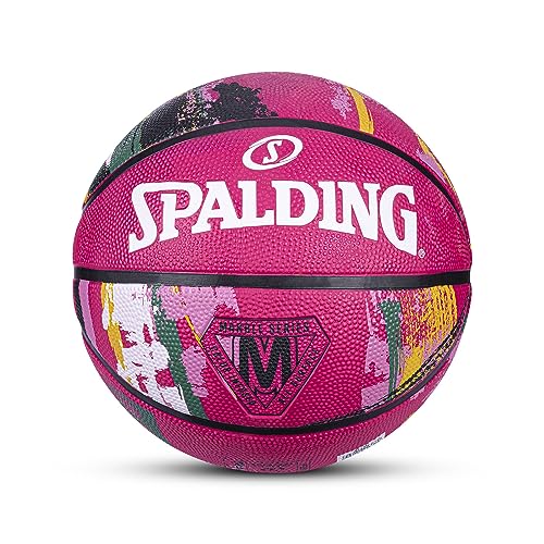 Spalding Basketball aus Marmorkautschuk (Farbe: Rosa, Gr e: 6 Spalding Basketball aus Marmorkautschuk (Farbe: Rosa, Gr e: 6 von Spalding