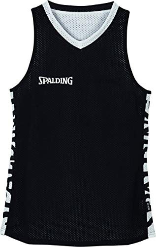 Spalding Damen Essential 4Her Reversible Shirt T, schwarz/Weiß, XL von Spalding
