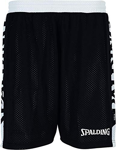 Spalding Damen Essential 4Her Reversible Shorts, schwarz/Weiß, L von Spalding
