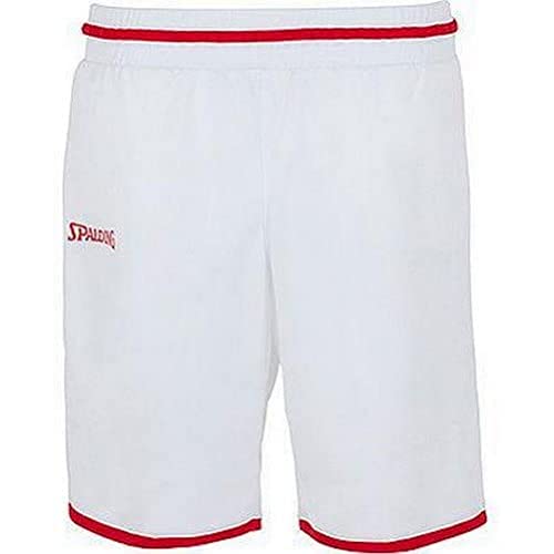 Spalding Damen Move Shorts, weiß/Rot, L von Spalding