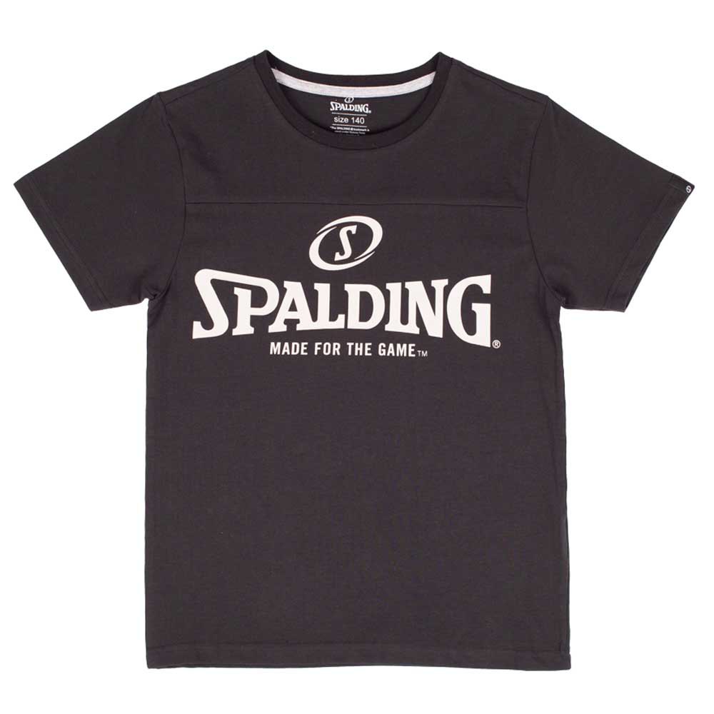 Spalding Essential Logo Short Sleeve T-shirt Schwarz 3XL Mann von Spalding