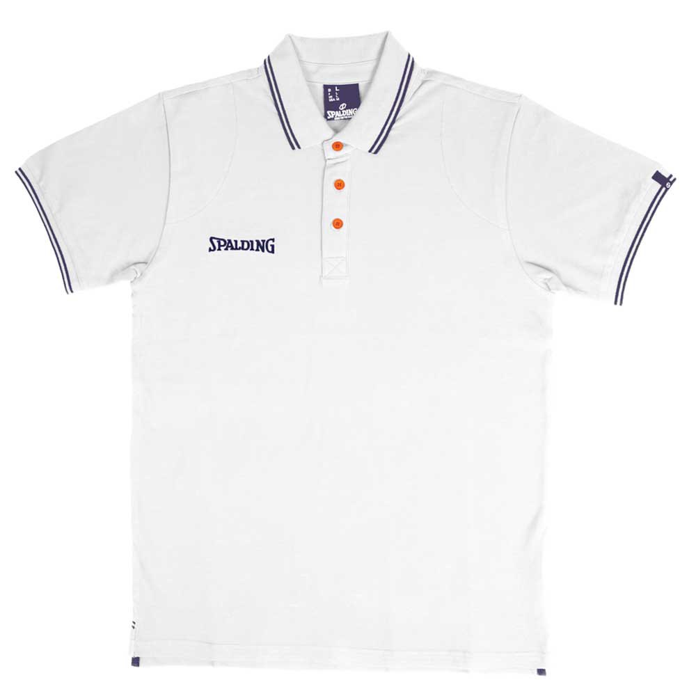 Spalding Essential Short Sleeve Polo Weiß 3XL Mann von Spalding