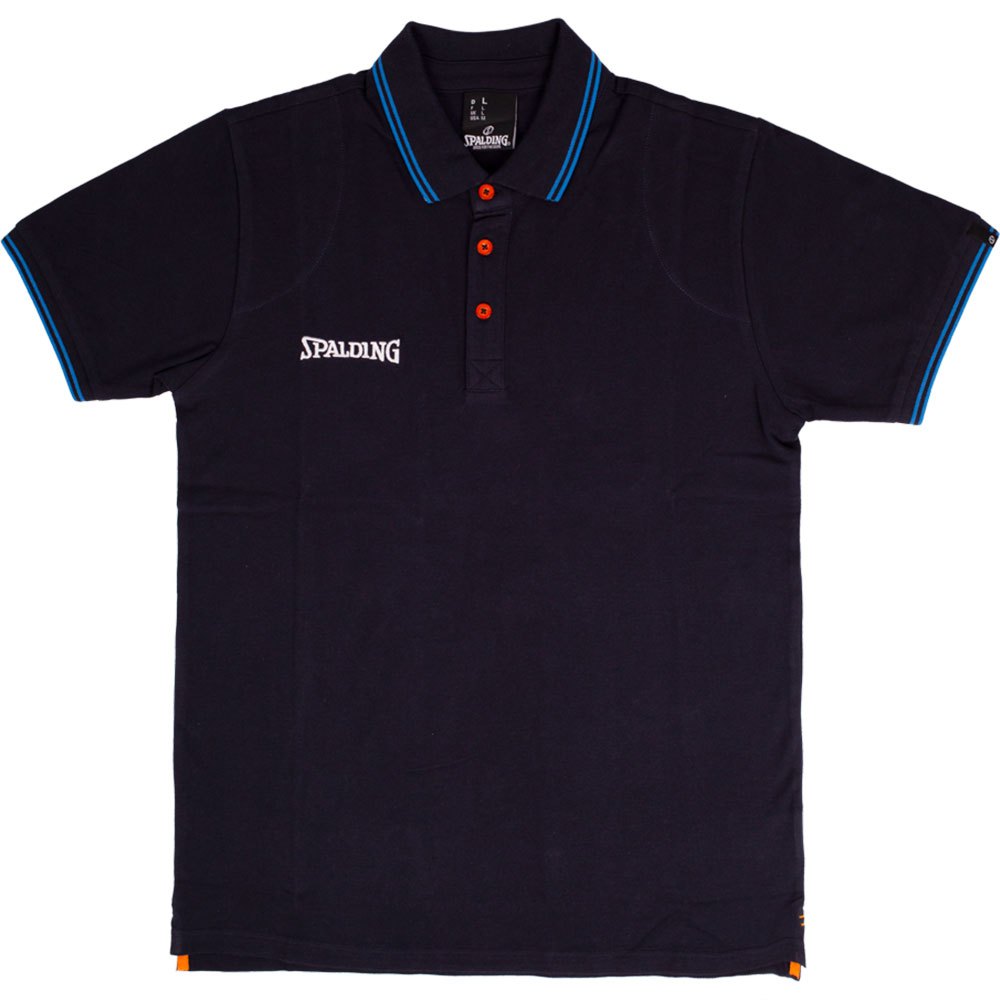 Spalding Essential Short Sleeve Polo Blau S Mann von Spalding