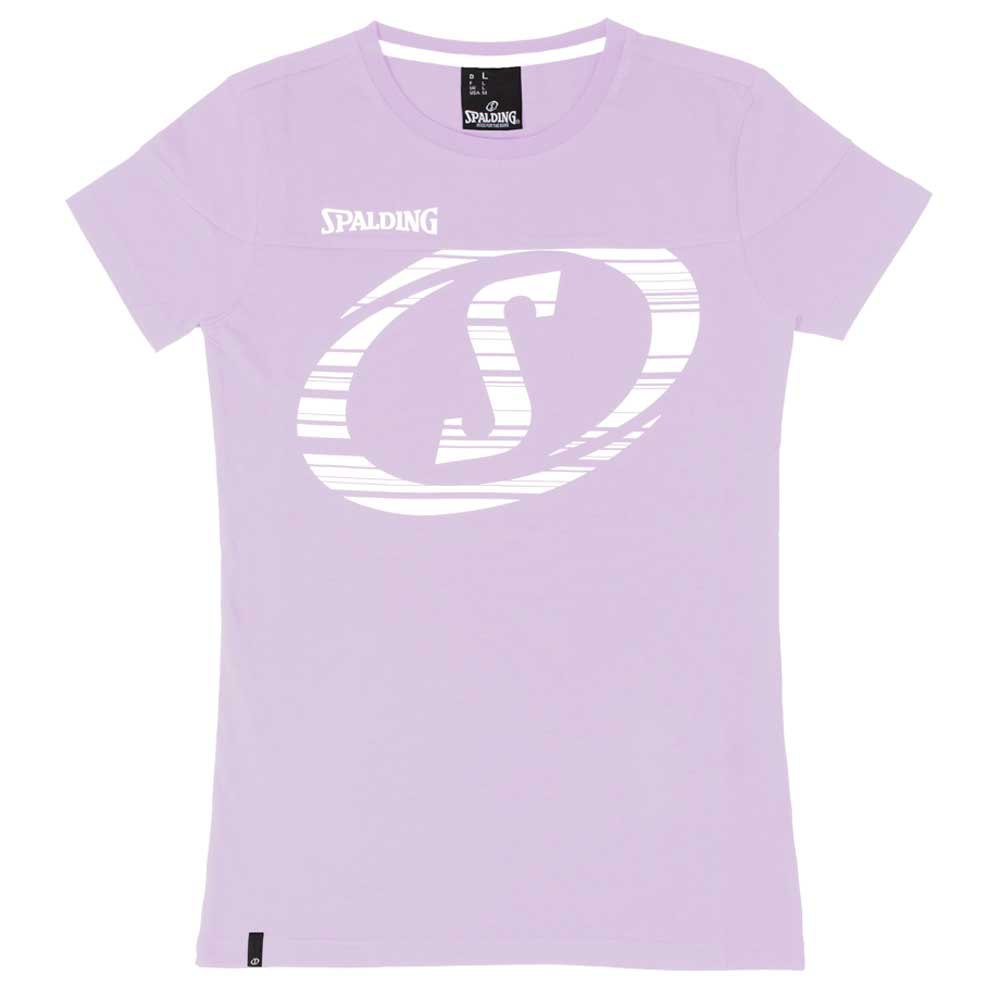 Spalding Fast Short Sleeve T-shirt Lila XS Frau von Spalding