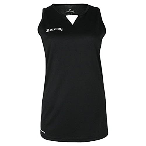 Spalding Herren 4her III Tanktop, schwarz/Weiß, 3XL von Spalding