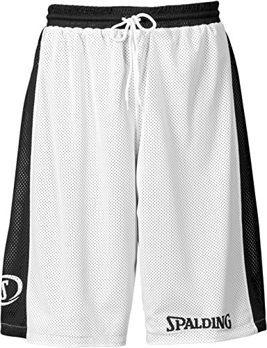 Spalding Herren Hose & Shorts Essential Reversible, schwarz/Weiß, XXS von Spalding