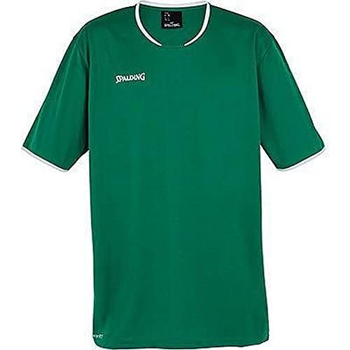 Spalding Herren Move Shooting Shirt S/S, Lagune/Weiß, XL Spalding Herren Move Shooting Shirt S/S, Lagune/Weiß, XL von Spalding