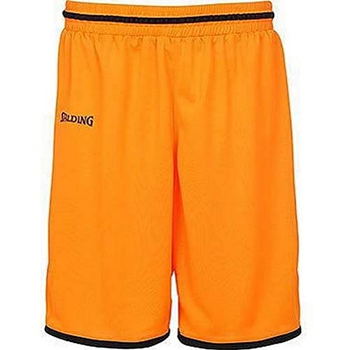 Spalding Herren Move Shorts, Dark orange/Schwarz, M von Spalding