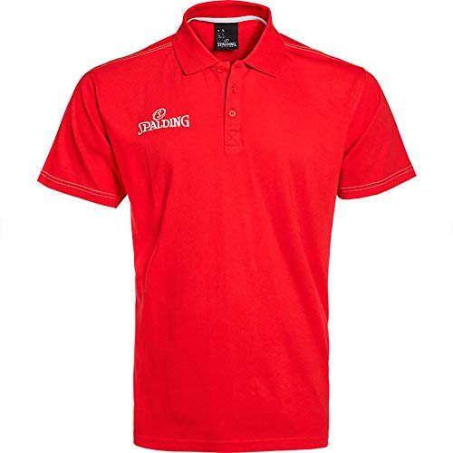 Spalding Herren Polo Herren Polo-300279505, Rot, 3XL, 300279505 von Spalding